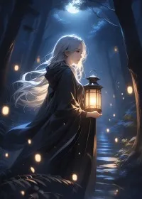 Moonlight on Snow, Parting Forever